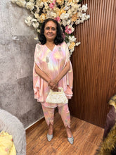 Patchwork Elegance Kaftan Suit